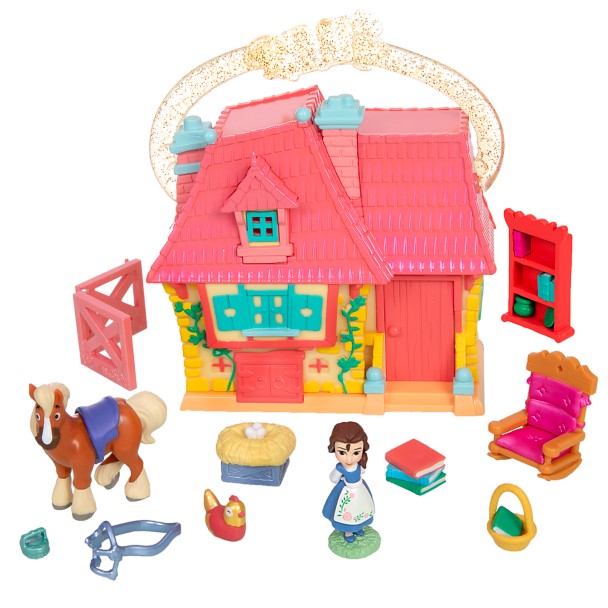 Set de juego en miniatura Belle Cottage – Beauty and the Beast