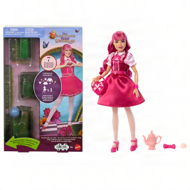 Muñeca rosada Tea Party Reveal de Descendants