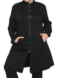 Chaqueta de fuerza negra, tallas grandes