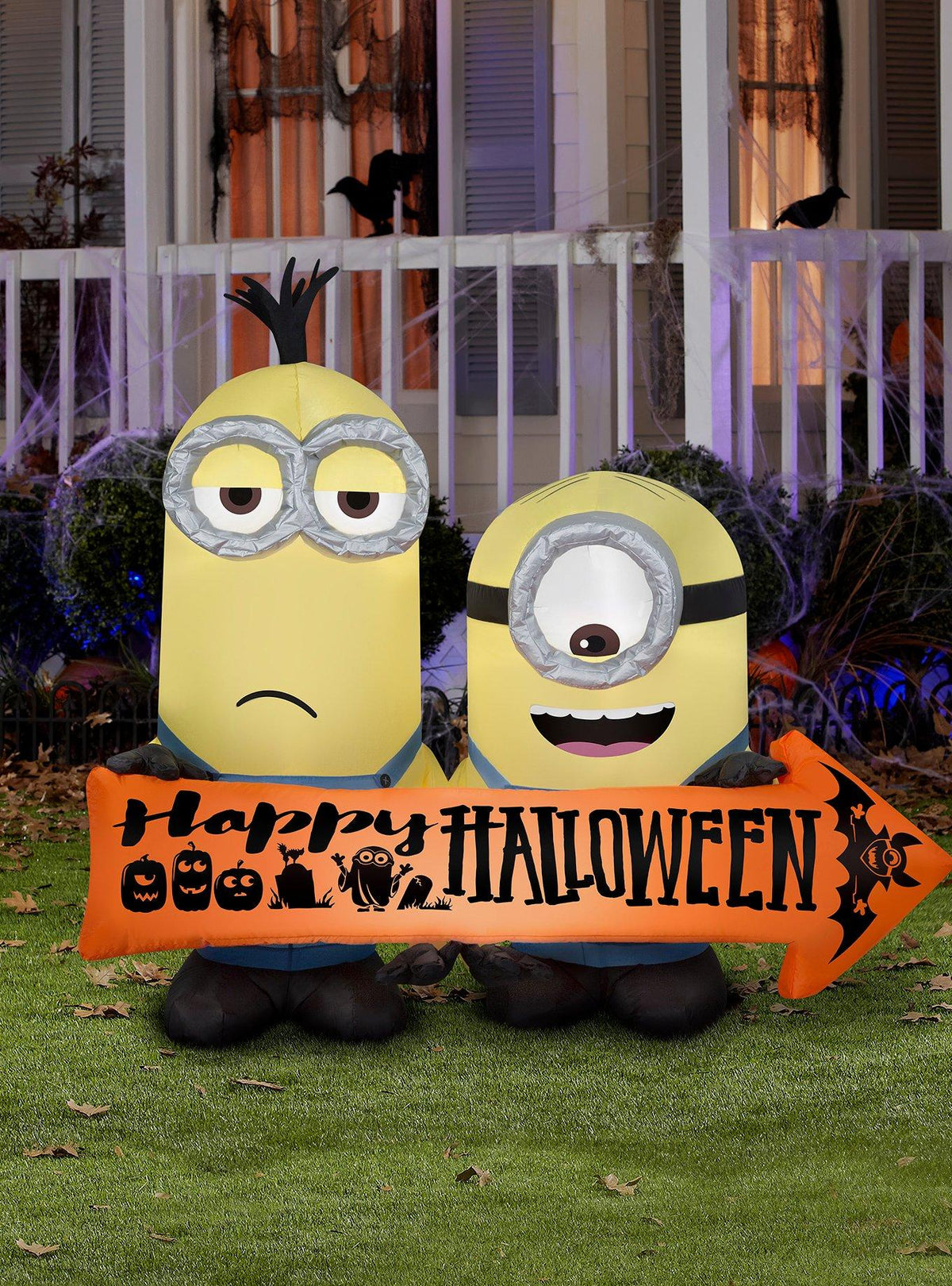 Decoración inflable de Halloween de Minions