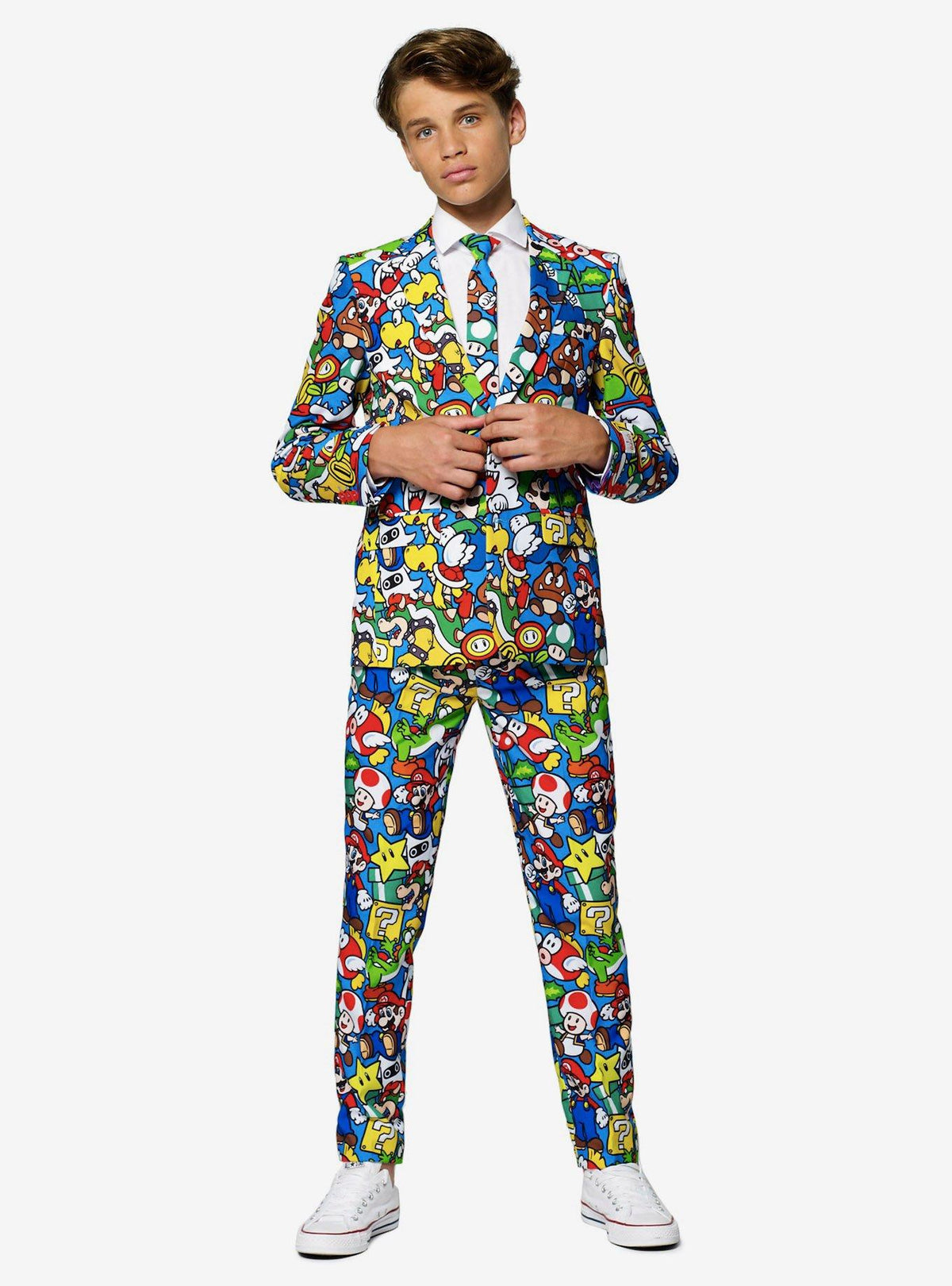 Traje juvenil de Super Mario