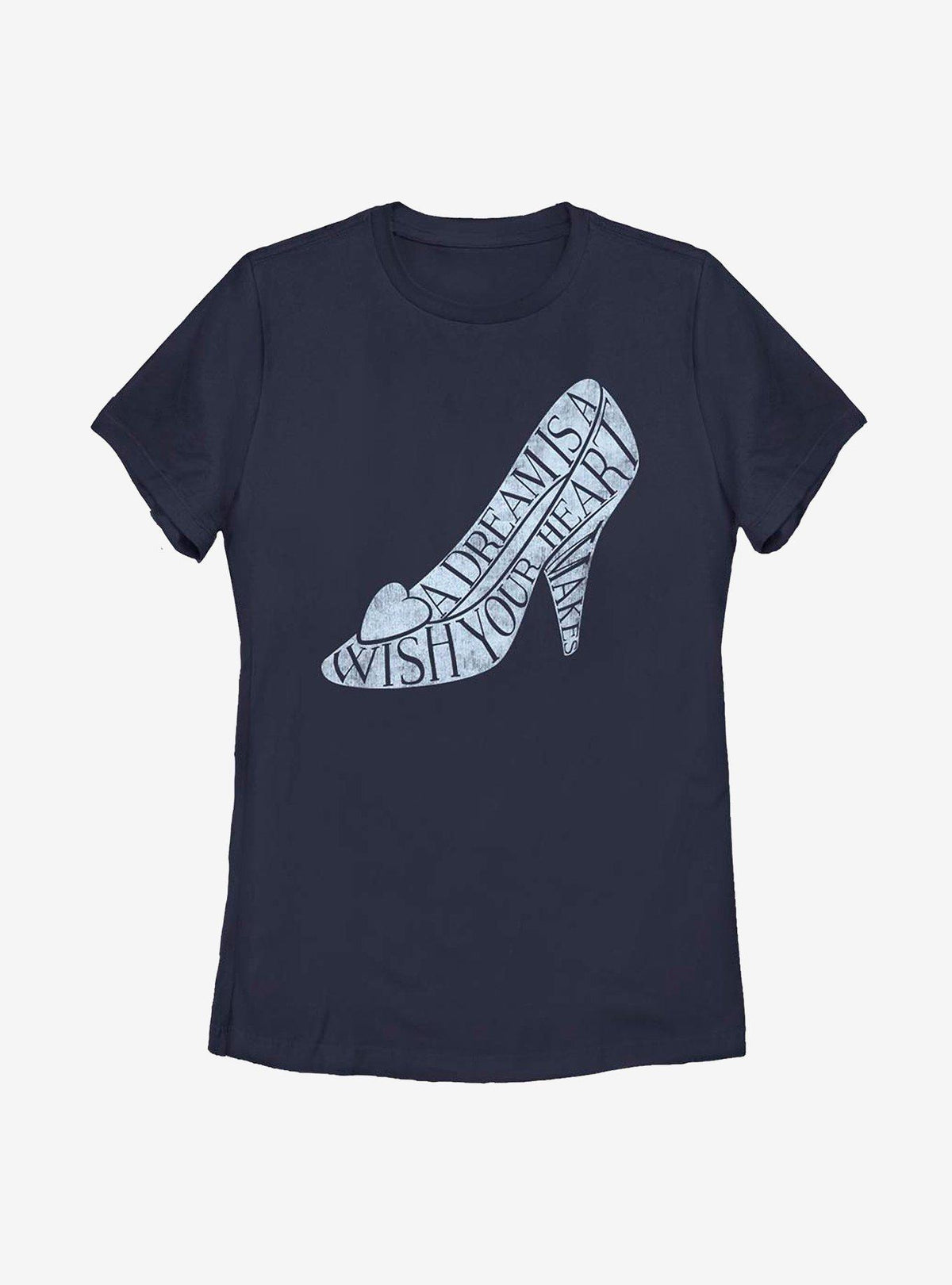 Polera de mujer Cinderella con zapatilla de cristal