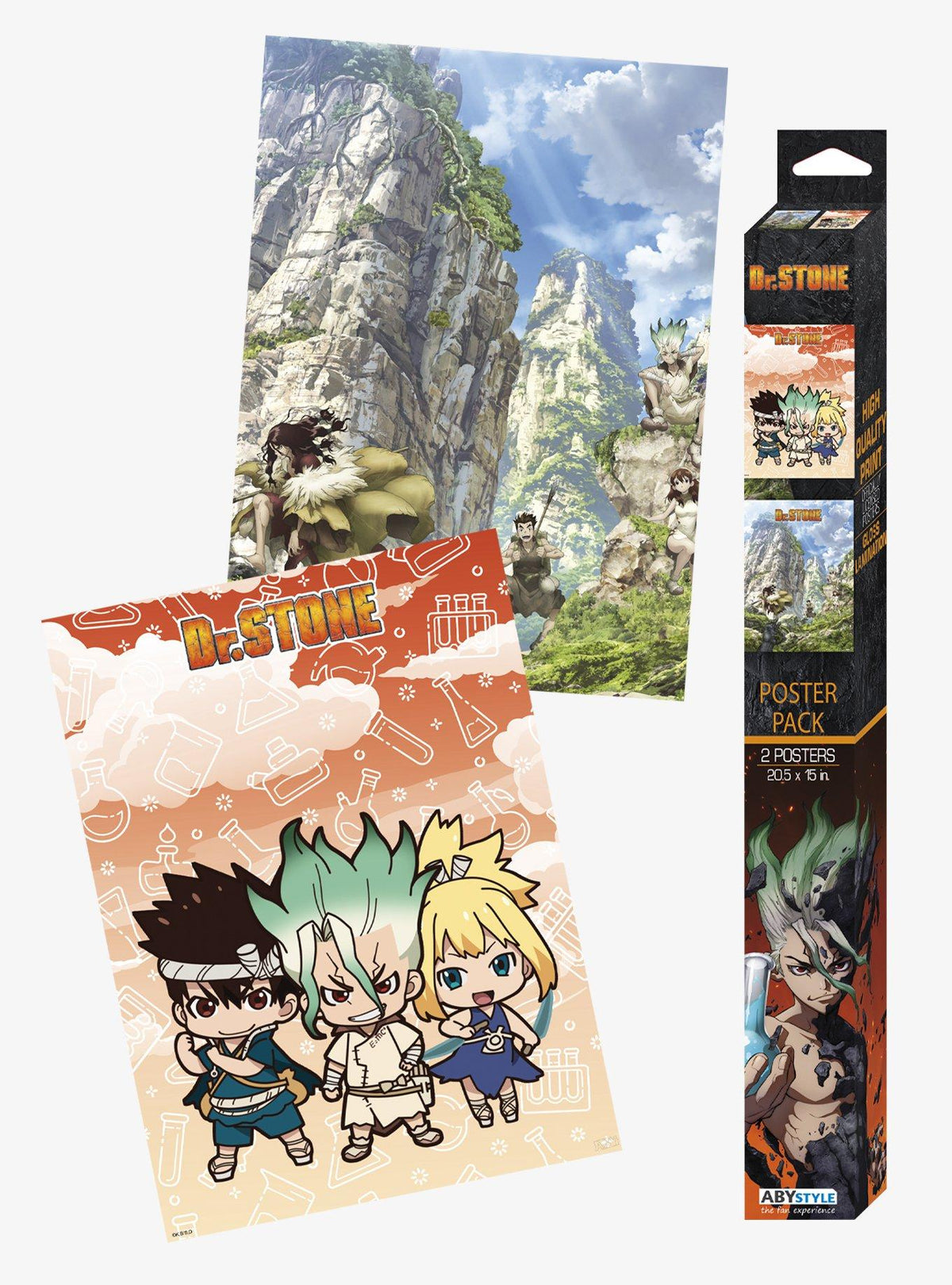Set de 2 pósteres de Dr. Stone