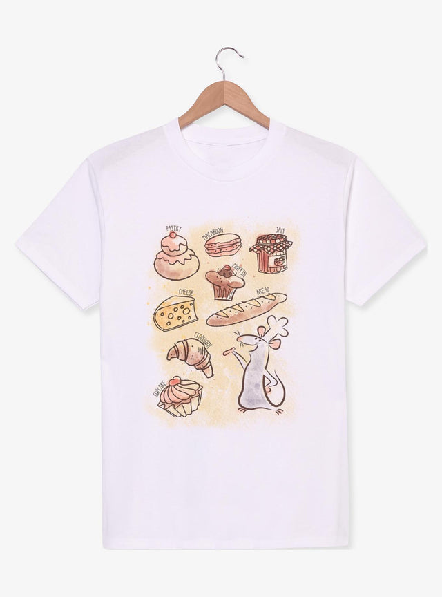Polera Ratatouille Remy Acuarela de Disney Pixar