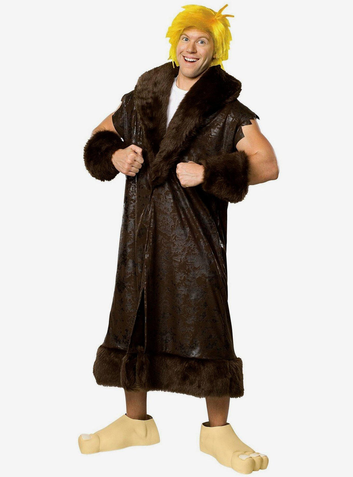 Disfraz de Barney Rubble de The Flintstones, talla XL