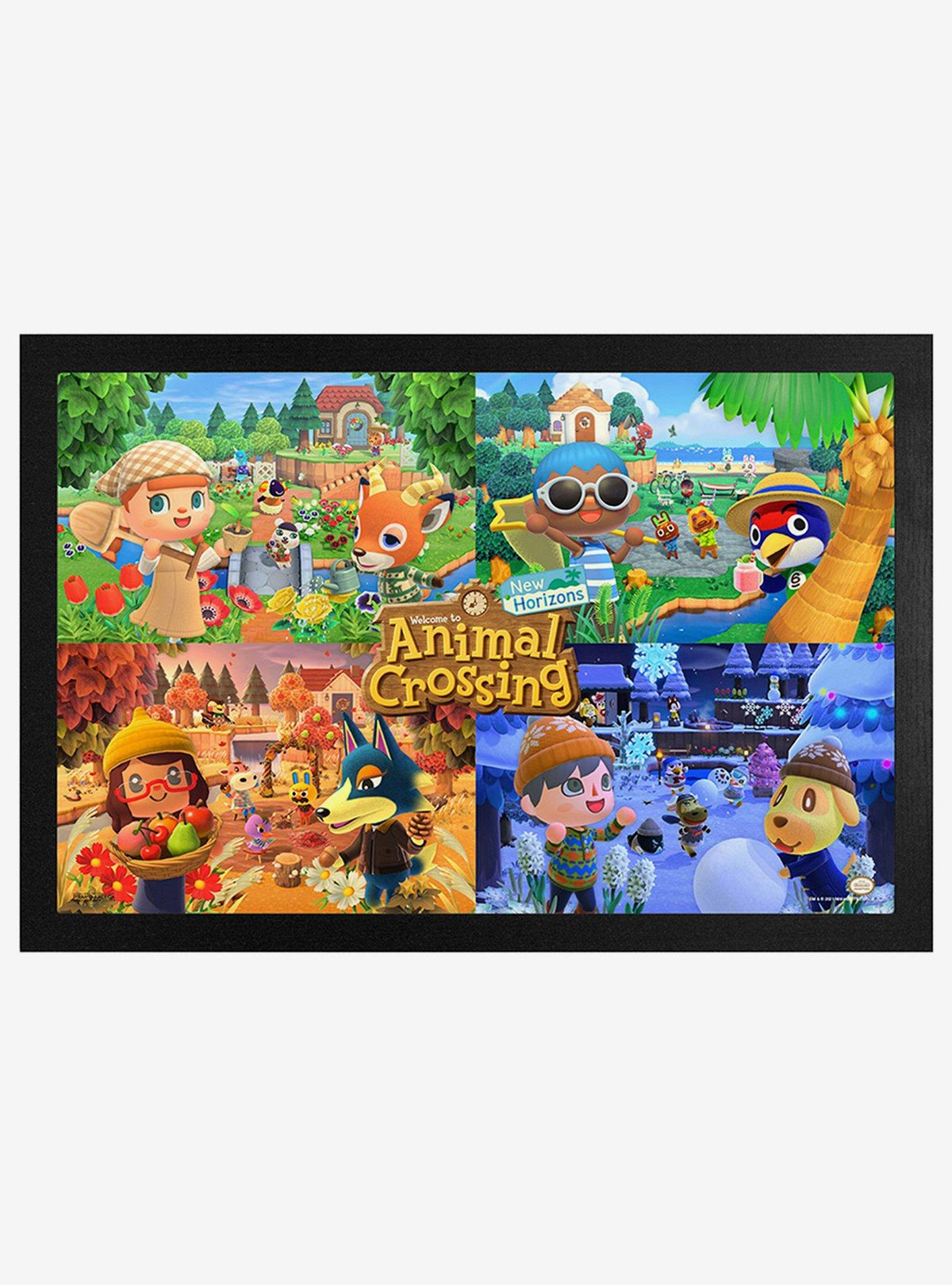 Animal Crossing: New Horizons - Cuadro enmarcado