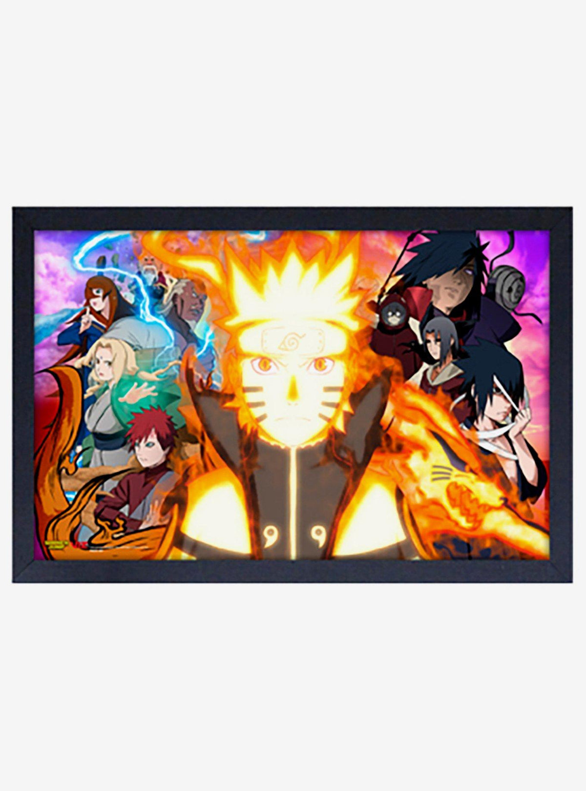 Cuadro enmarcado Naruto Fire Power · Space Store