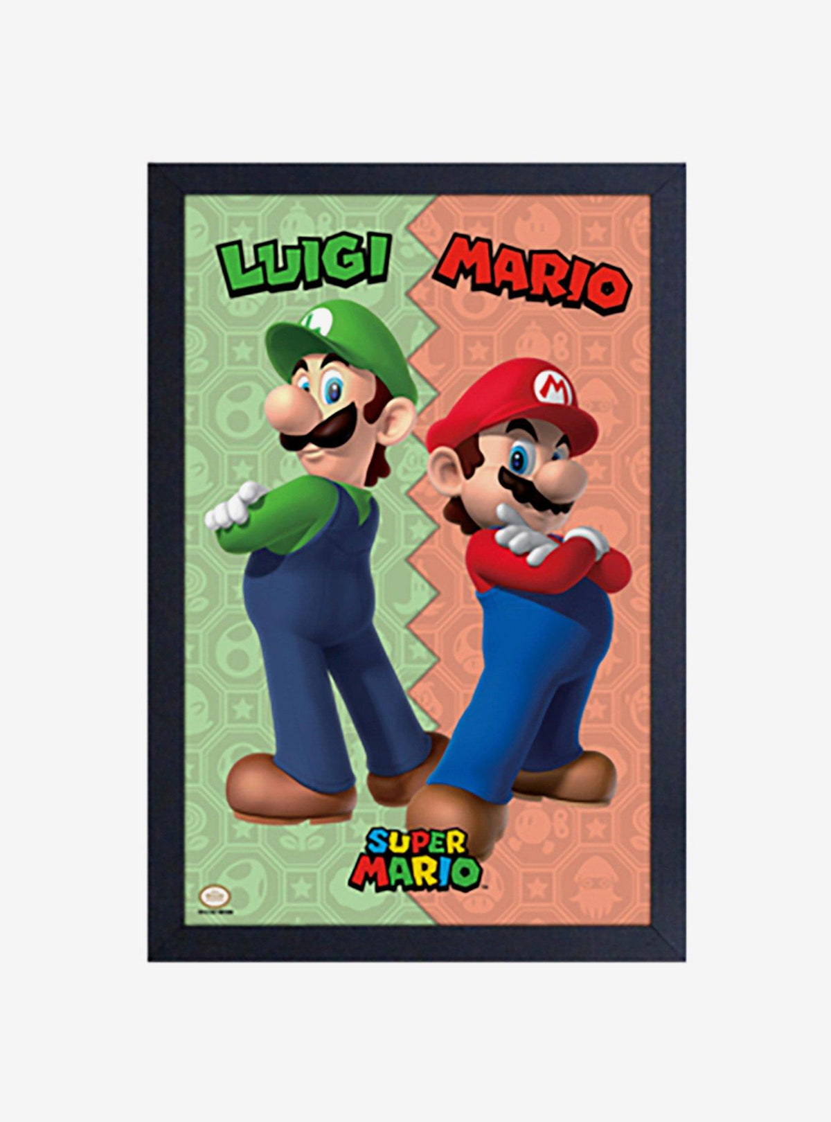 Cuadro enmarcado vertical de Mario - Nintendo