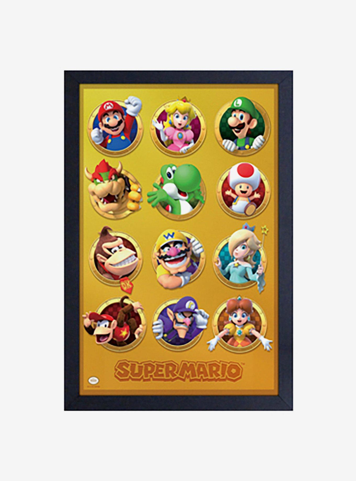 Cuadro enmarcado de Mario de Nintendo