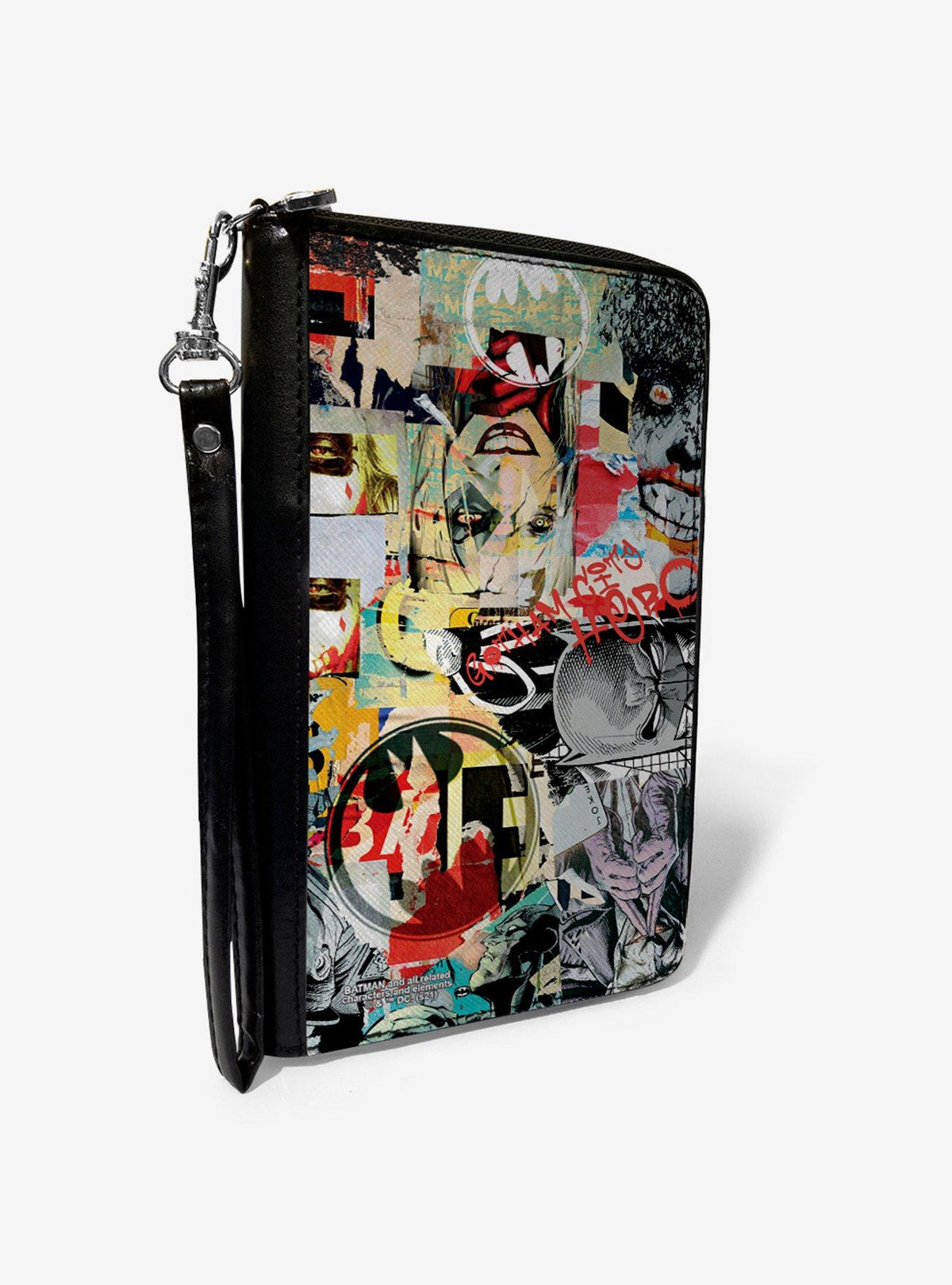 Billetera con cierre Batman y villanos de Gotham City