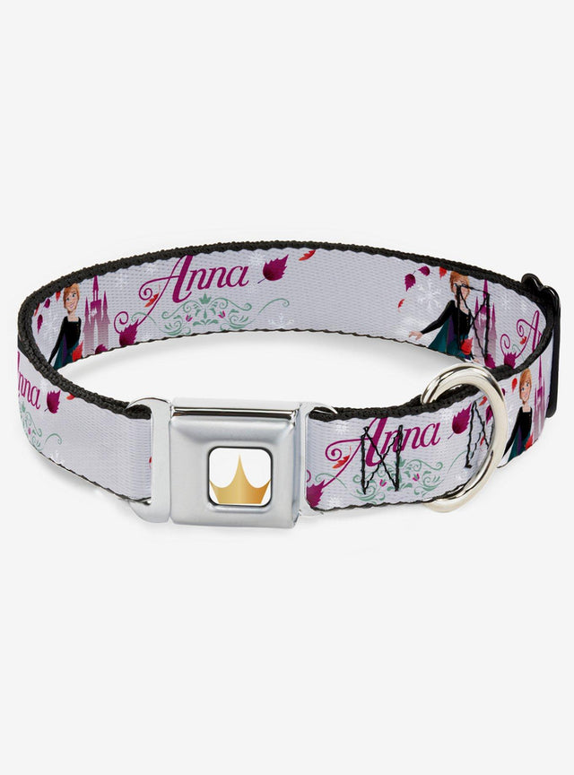 Collar para perro Frozen con Anna, castillo y flores