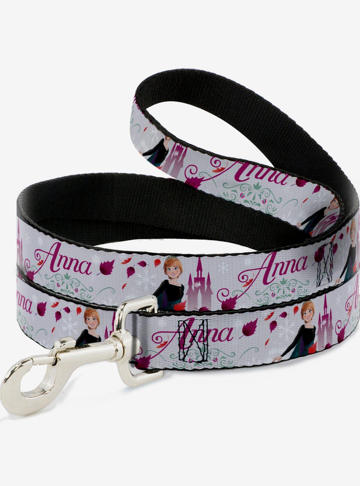Correa para perro de Frozen con Anna, castillo y flores