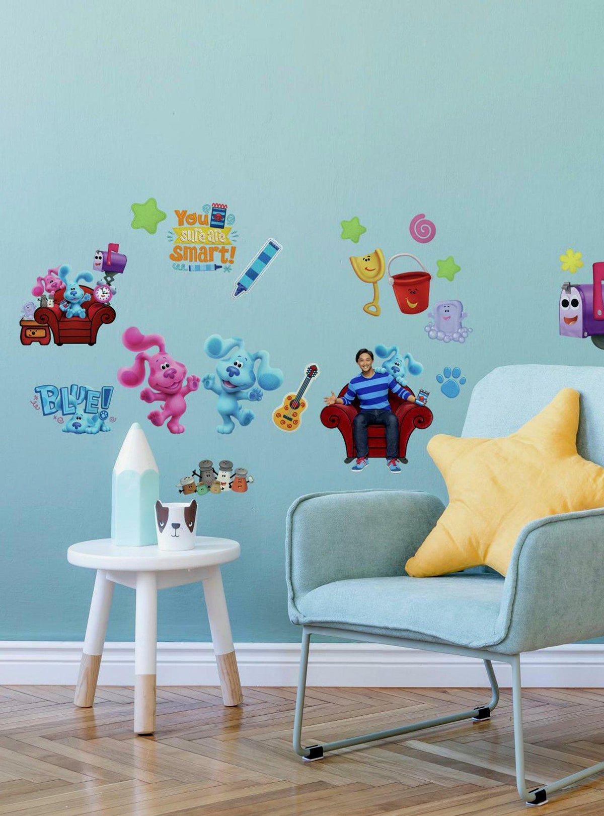 Set de stickers para muro Blue's Clues