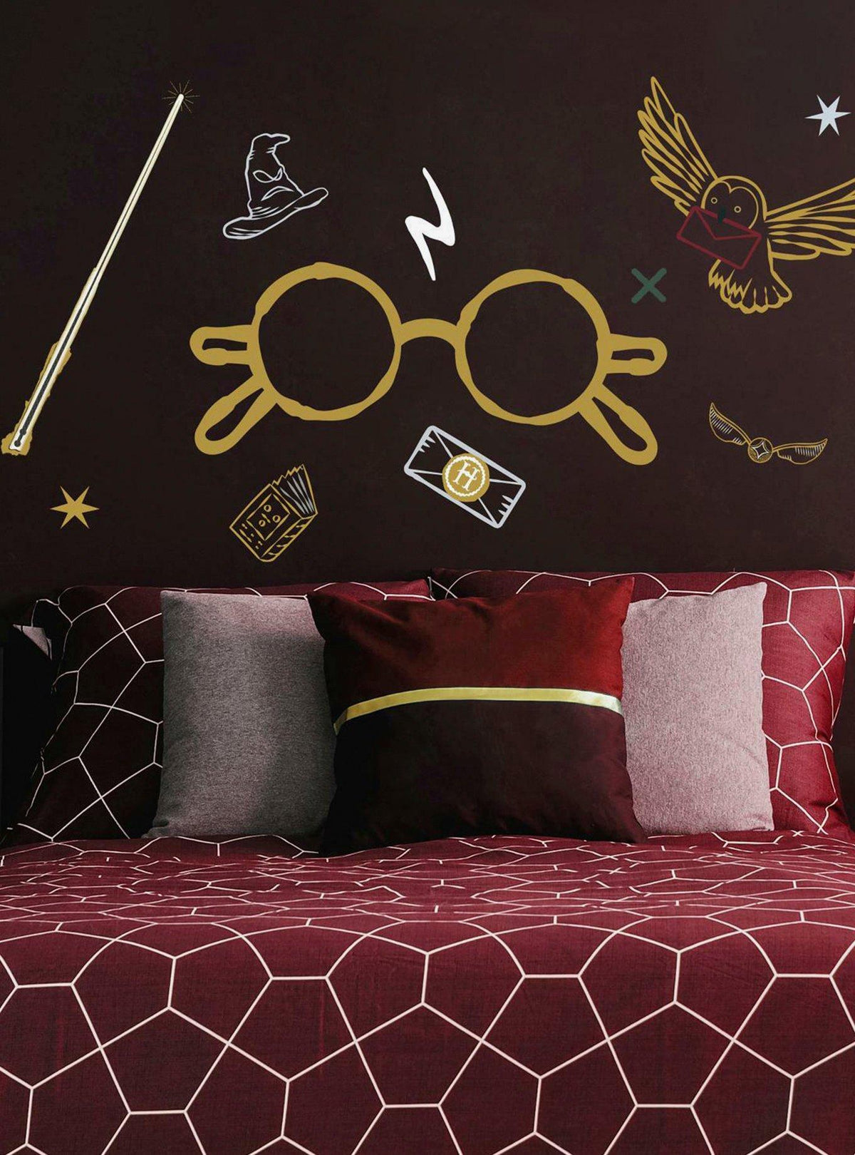 Harry Potter: Calcomanía mural gigante de lentes · Space Store