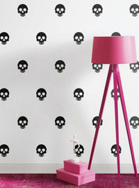 Papel mural autoadhesivo Disney Cruella Calaveras