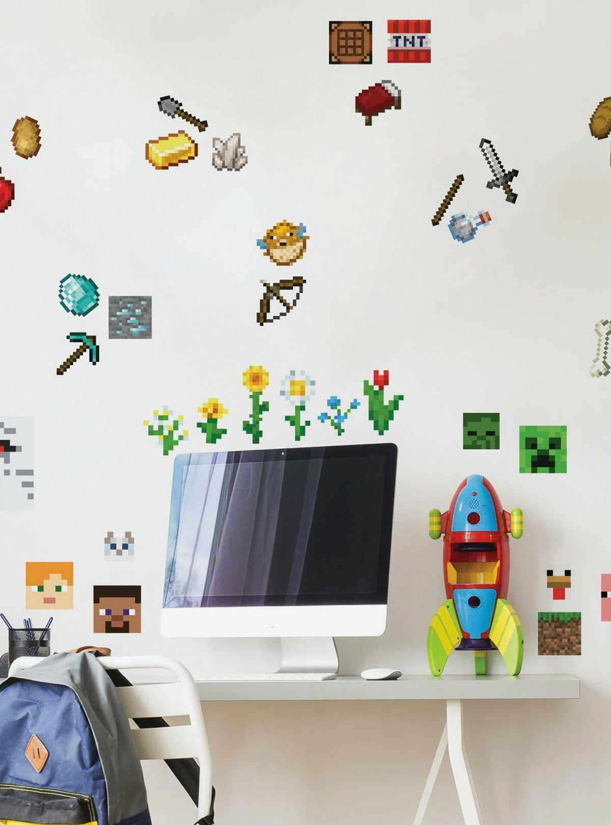 Adhesivos decorativos de pared Minecraft