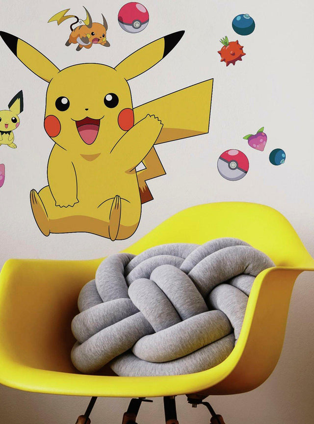 Adhesivos murales gigantes de Pokémon Pikachu