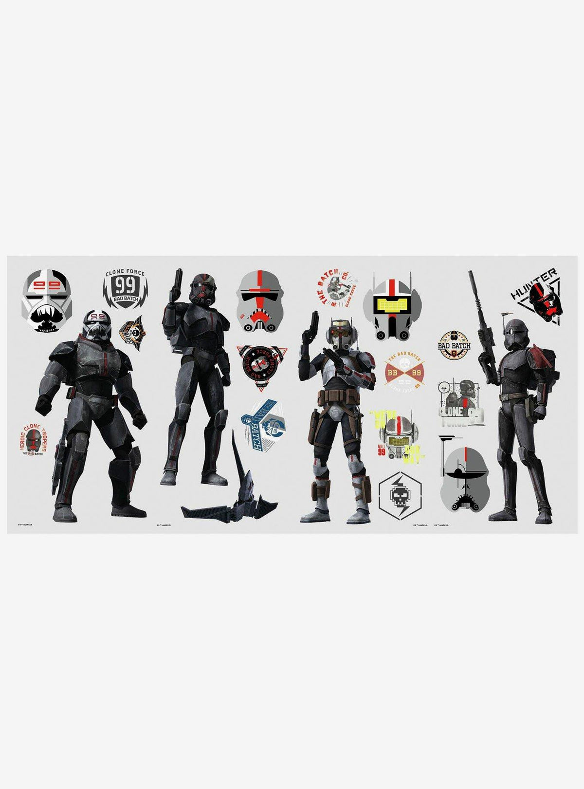 Stickers murales Star Wars: The Bad Batch