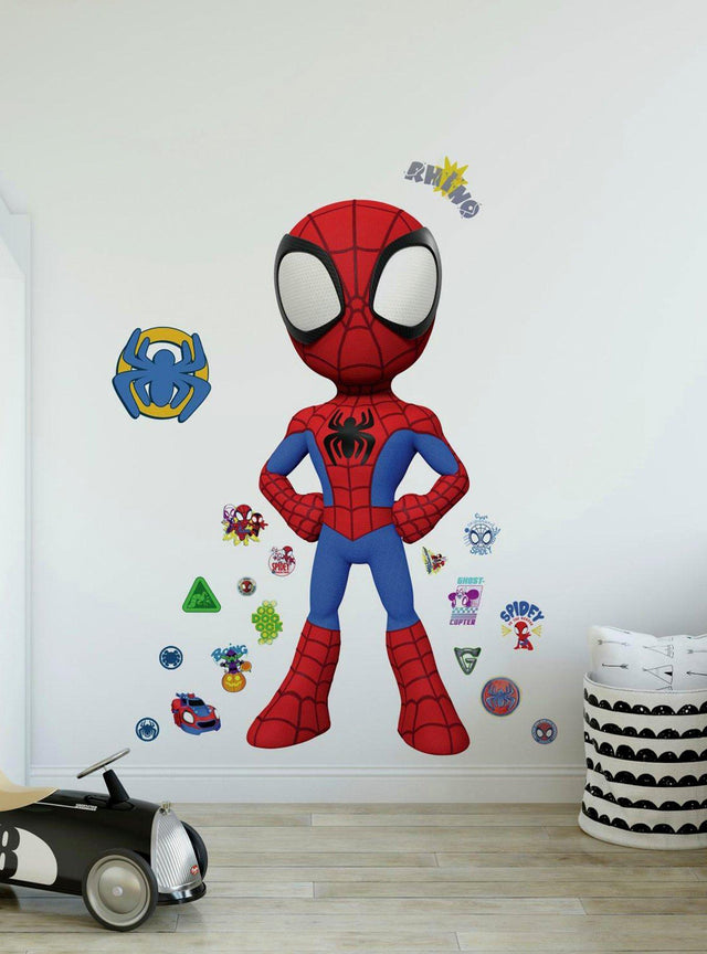 Adhesivos murales gigantes de Spider-Man y sus sorprendentes amigos
