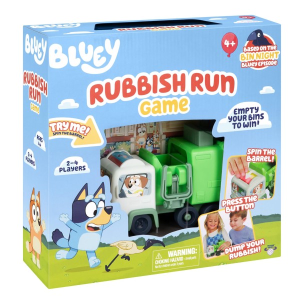 Juego Rubbish Run de Bluey