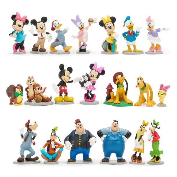 Set de figuras de Mickey Mouse y sus amigos