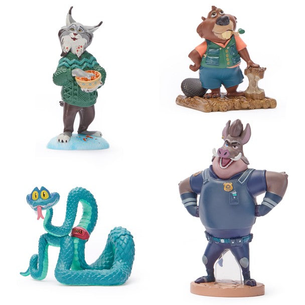 Set de figuras de Zootopia 2