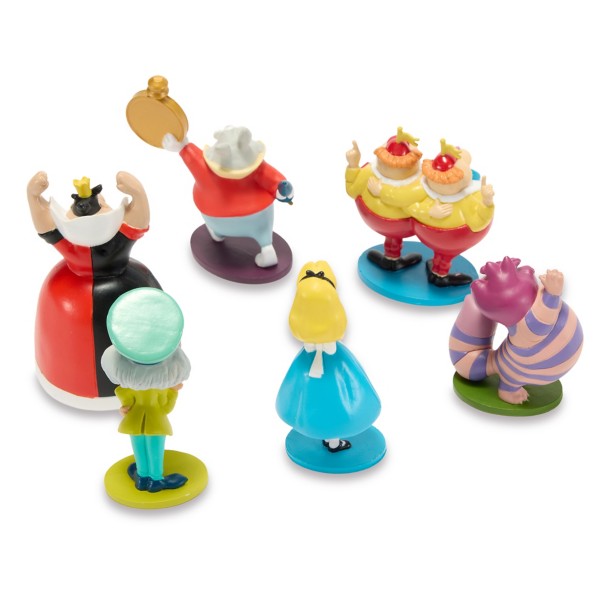 Set de figuras de Alicia en el País de las Maravillas