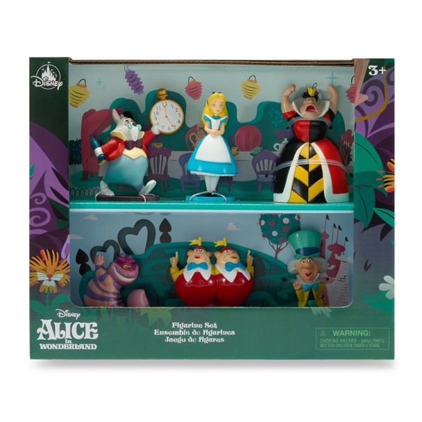 Set de figuras de Alicia en el País de las Maravillas