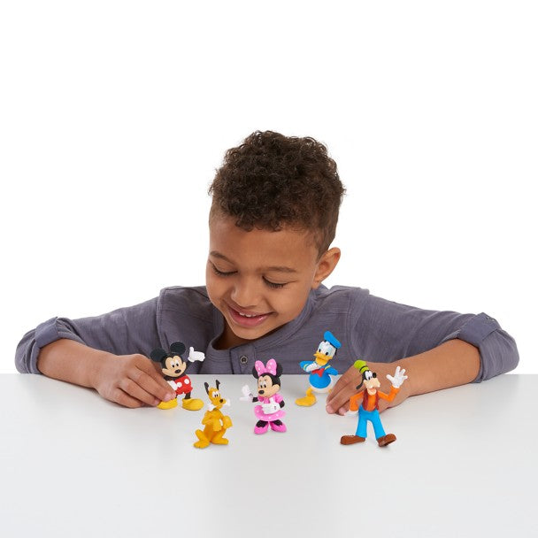 Set de figuras coleccionables de Mickey Mouse y sus amigos