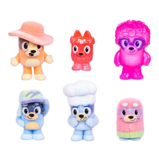 Bluey Fuzzies: Pack de amigos y familia – Serie 1