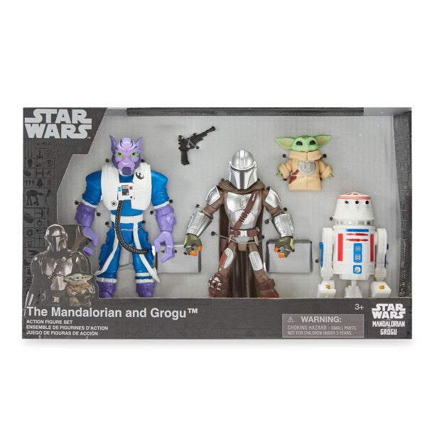 Set de figuras de acción The Mandalorian y Grogu – Star Wars