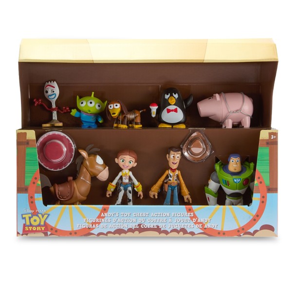 Set de figuras de acción Toy Story: Baúl de Andy