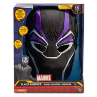 Máscara de Black Panther con luces y sonido para niños