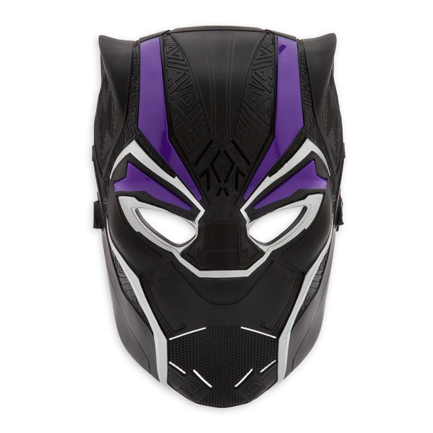 Máscara de Black Panther con luces y sonido para niños