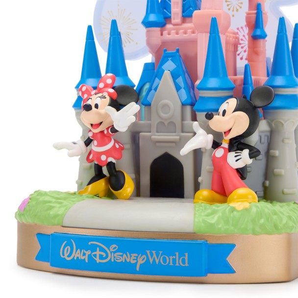 Alcancía del Castillo de Cenicienta con Mickey y Minnie