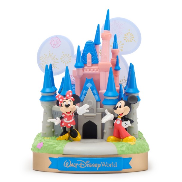 Alcancía del Castillo de Cenicienta con Mickey y Minnie