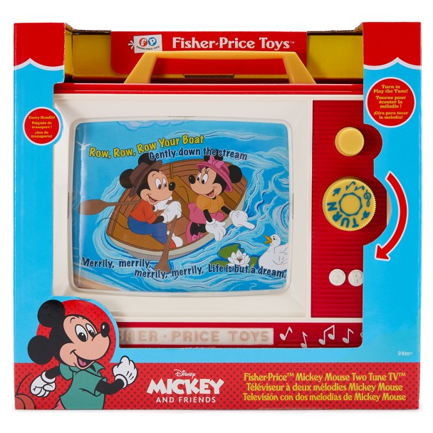 Televisor de juguete Mickey Mouse de dos melodías