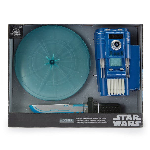 Set de guantelete con hoja vibro y escudo de The Mandalorian