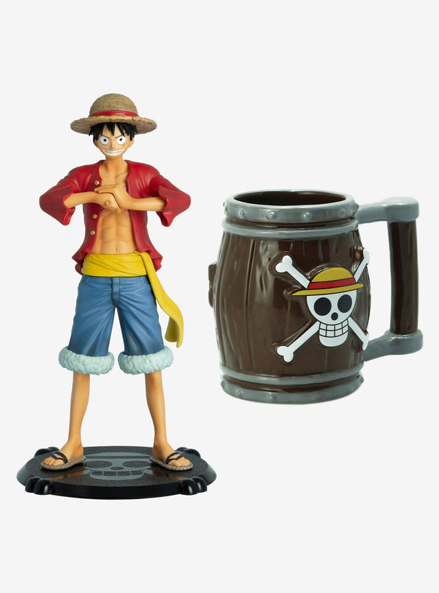 Tazón 3D de One Piece con figura de Luffy