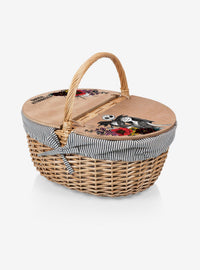 Canasto de picnic floral de Jack y Sally