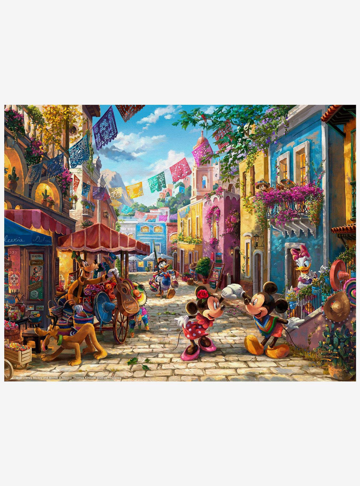 Lámina Disney de Mickey y Minnie en México