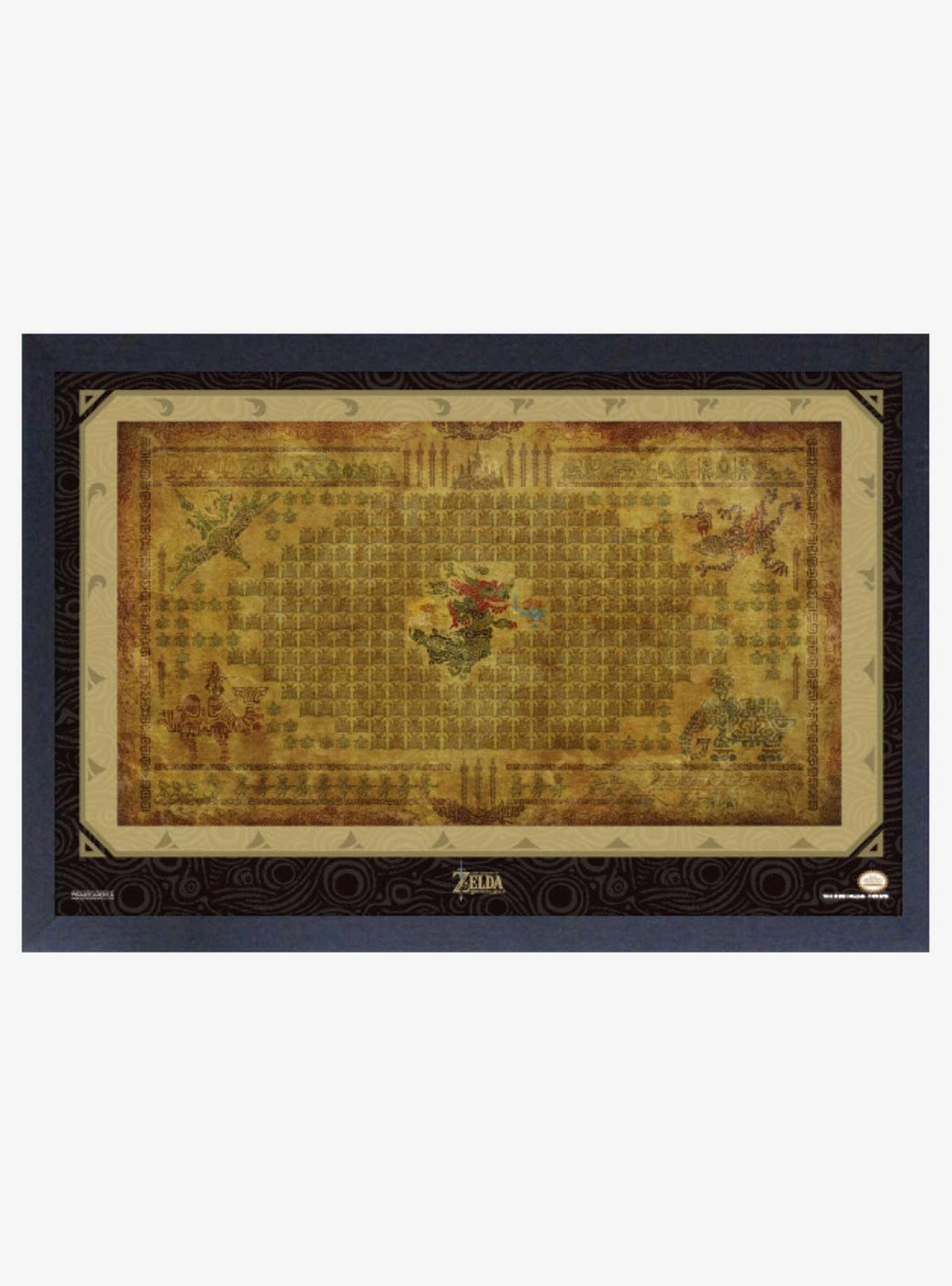 Cuadro enmarcado The Legend of Zelda: Breath of the Wild