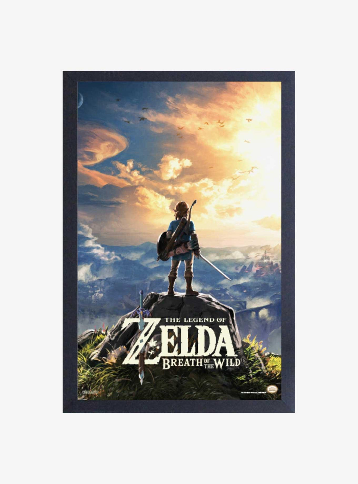 Cuadro enmarcado The Legend of Zelda: Breath of the Wild