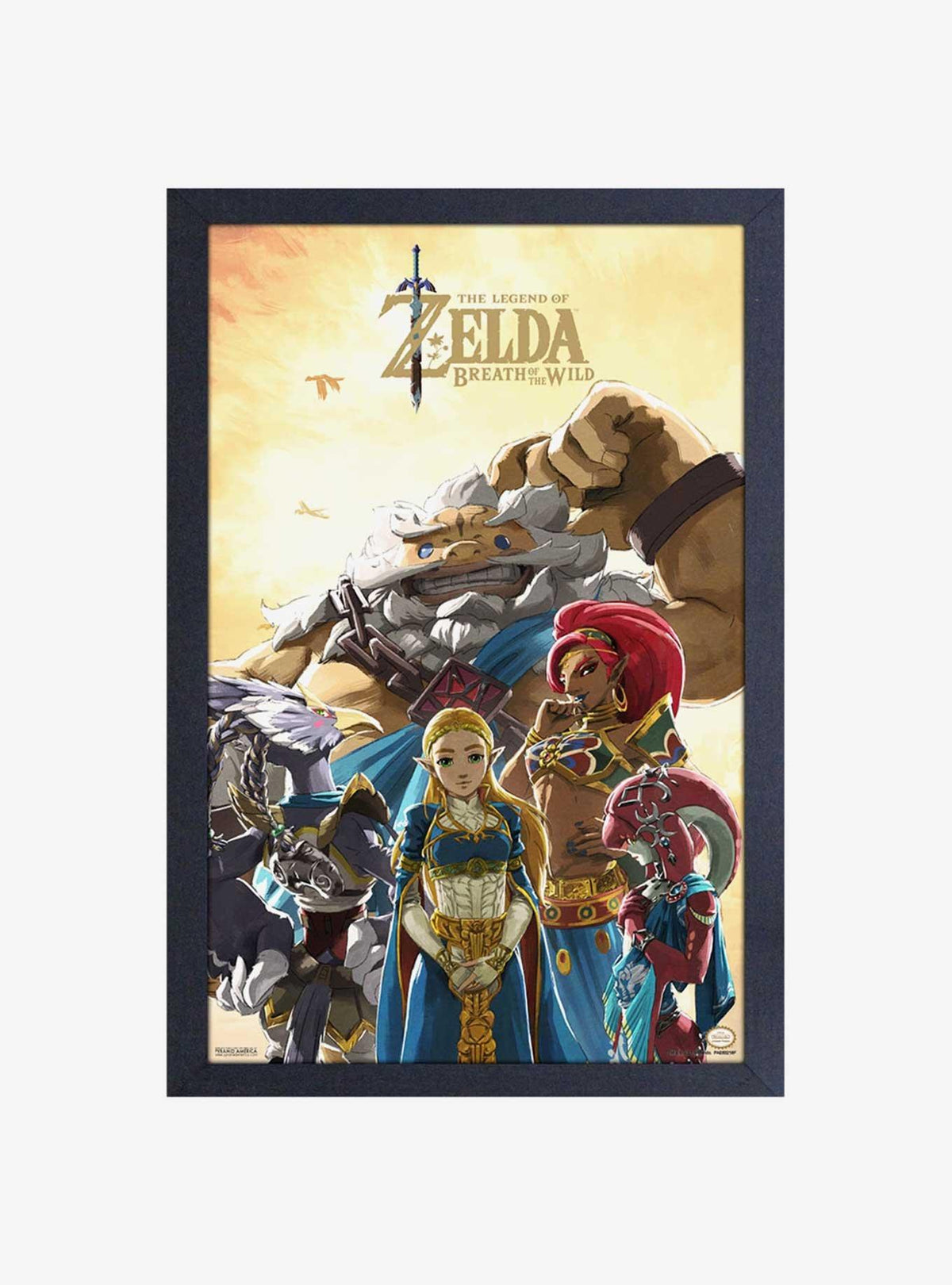 Cuadro enmarcado Zelda: Breath of the Wild