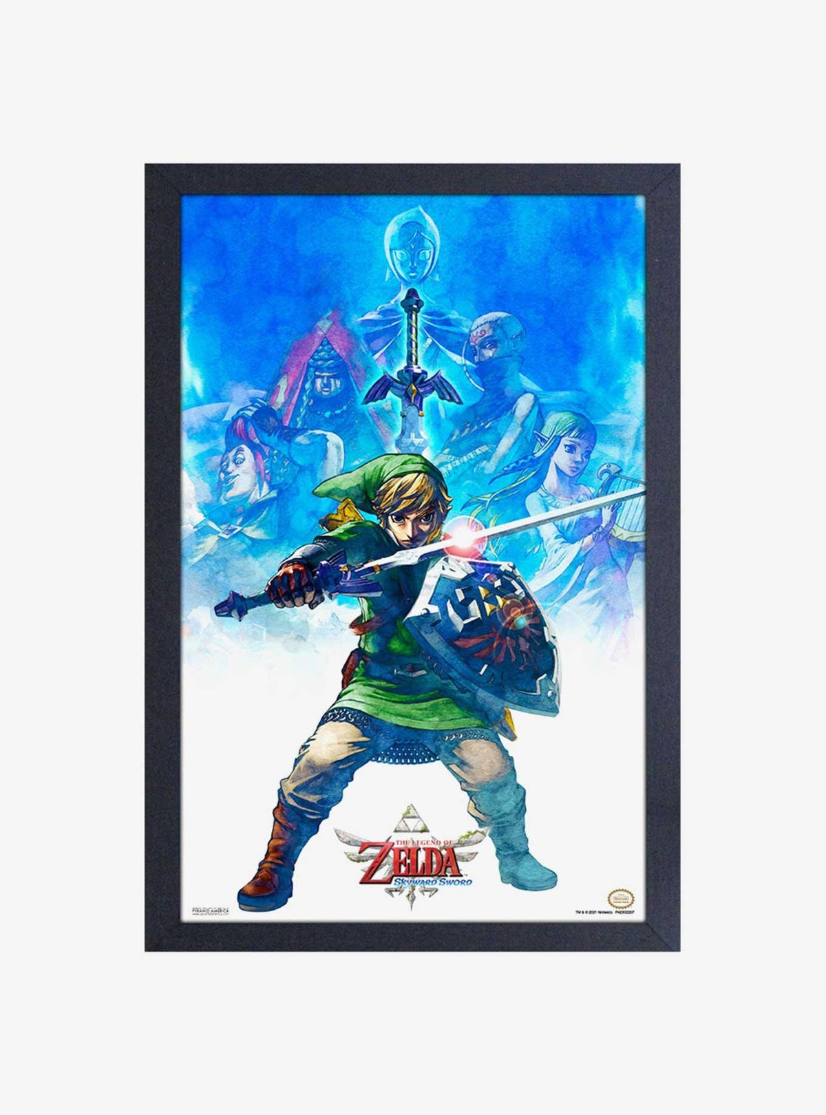 Cuadro enmarcado Zelda: Breath of the Wild