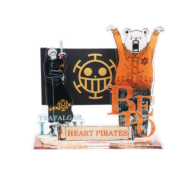 Figura Acrílica One Piece: Law y Bepo