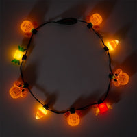 Collar luminoso de Halloween de Mickey y Minnie