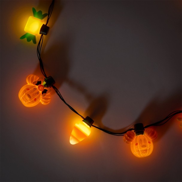 Collar luminoso de Halloween de Mickey y Minnie