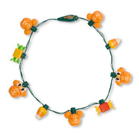 Collar luminoso de Halloween de Mickey y Minnie