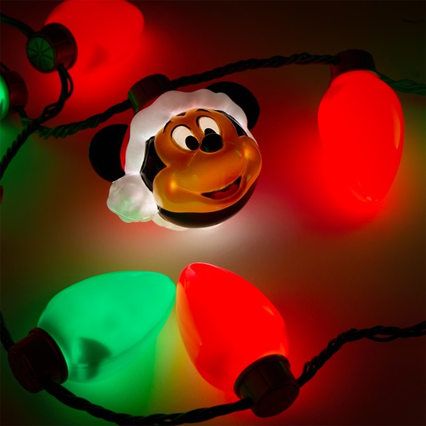 Collar luminoso navideño de Mickey Mouse